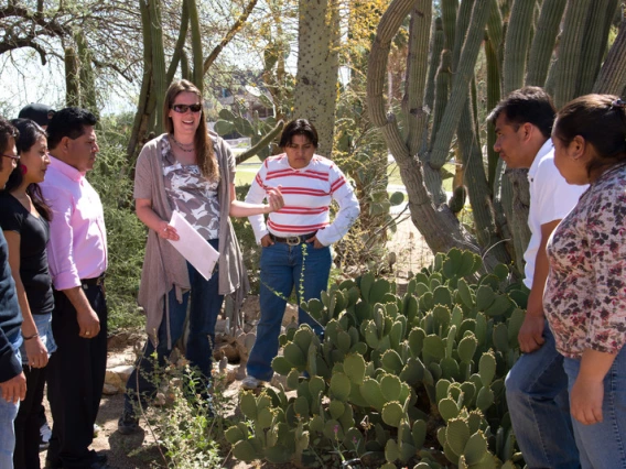 NPN staff teach community members about phenology